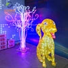 Hot Sale Romantic Christmas New Year Outdoor IP65 Waterproof RGB 3D LED Motif Light Archangel Gabriel Jesus 220V 1-Year Warranty